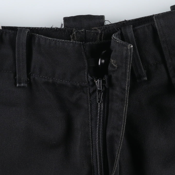 1990'S Civilian Military Cargo Pants/Combat Pants, Made in Canada, Size 34 polyester black type Vintage Second Hand