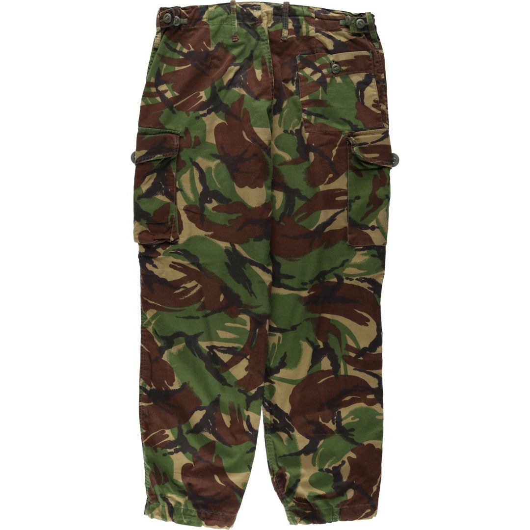 Camouflage DPM Camo Military Combat Pants, Size 80 unclear Khaki type Vintage Second Hand