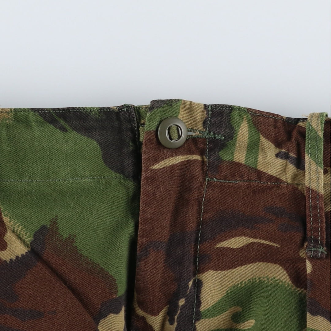 Camouflage DPM Camo Military Combat Pants, Size 80 unclear Khaki type Vintage Second Hand