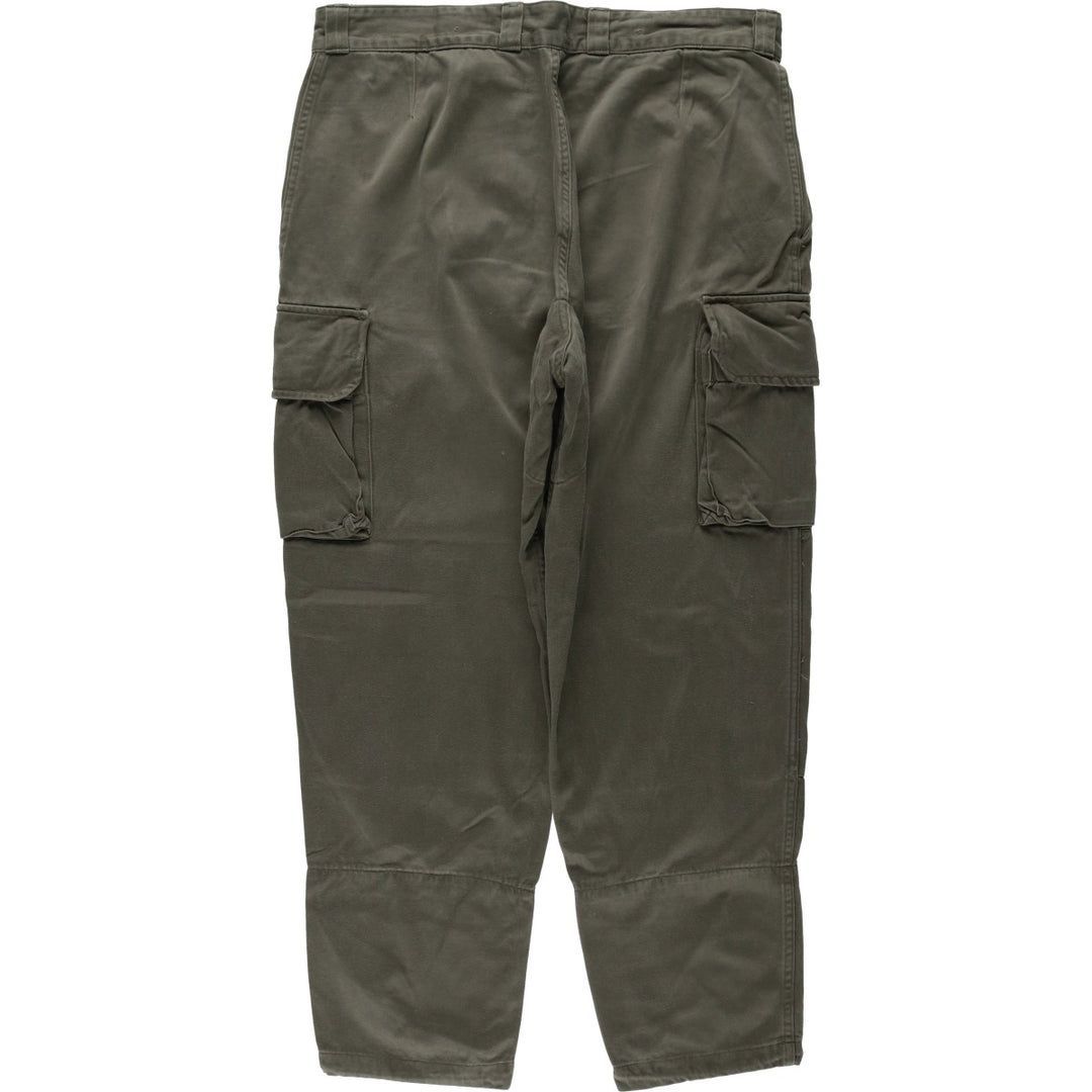 1960'S M-64 Double Knee Military Cargo Pants, Size 92C (Men's W36 equivalent), Vintage unclear Khaki type Vintage Second Hand