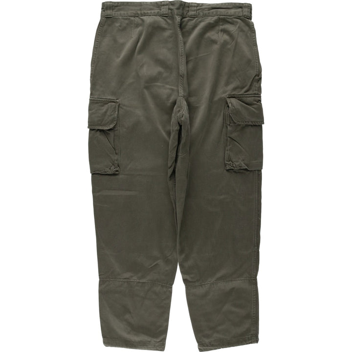 1960'S M-64 Double Knee Military Cargo Pants, Size 92C (Men's W36 equivalent), Vintage unclear Khaki type Vintage Second Hand