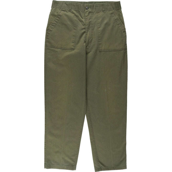 Vintage 1980'S military baker pants, men's size W37 (approx.). unclear Khaki type Vintage Second Hand