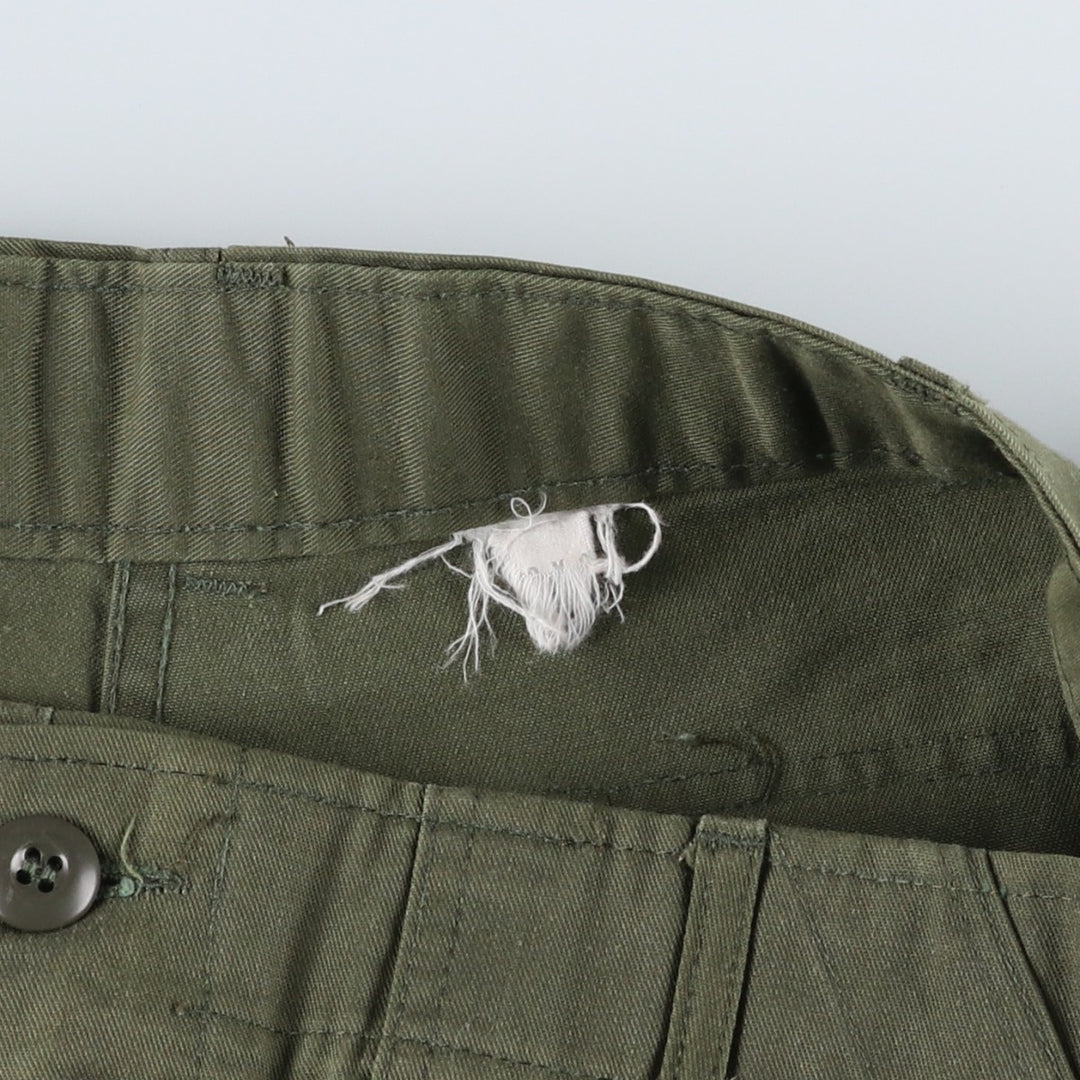 Vintage 1980'S military baker pants, men's size W37 (approx.). unclear Khaki type Vintage Second Hand