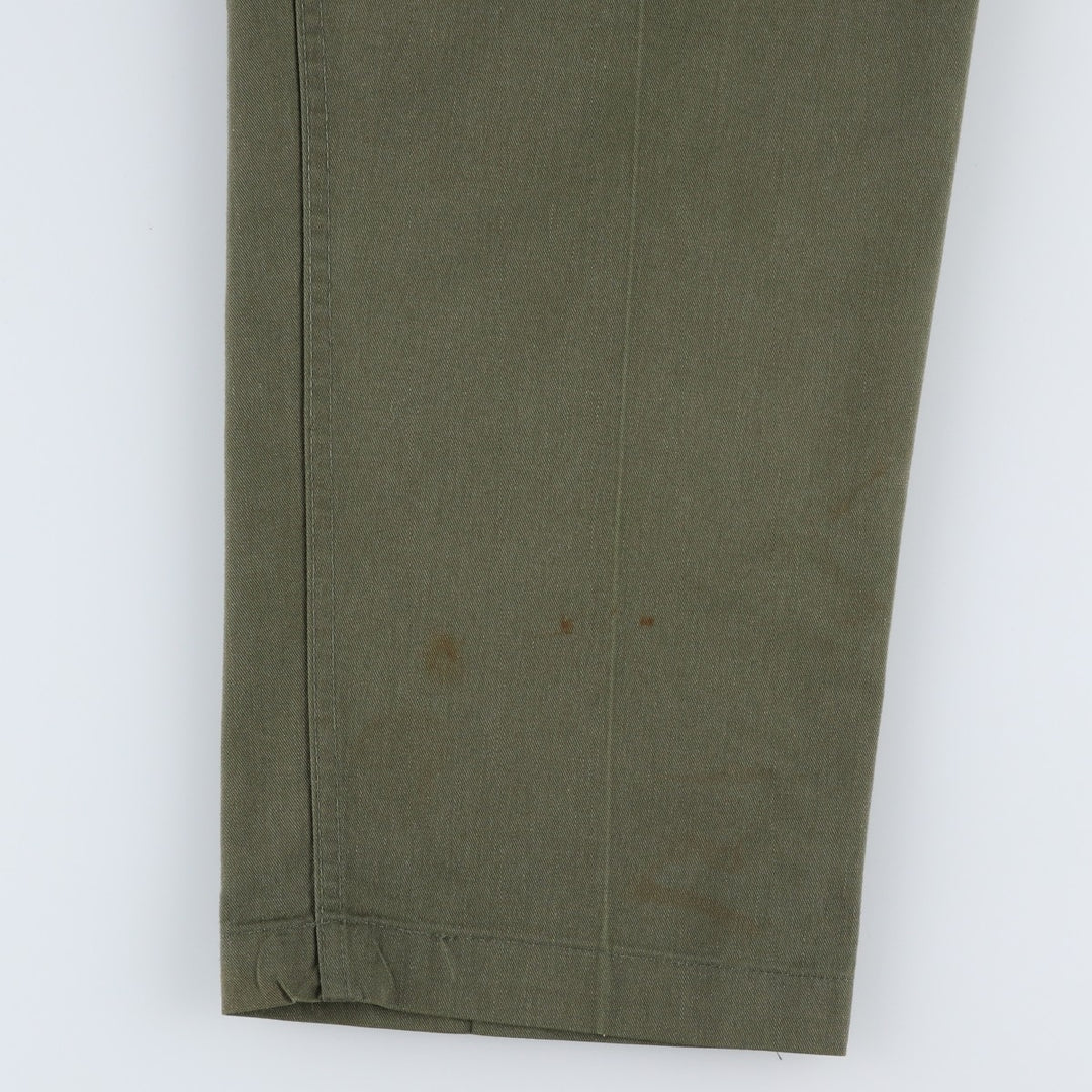 ~1980'S US Military Baker Pants, Size 34x31 (Men's W32 equivalent), Vintage unclear Khaki type Vintage Second Hand