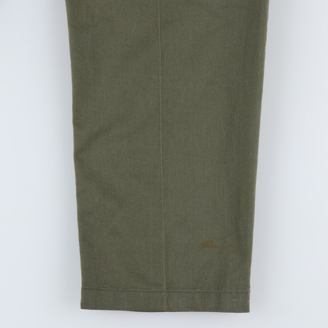 ~1980'S US Military Baker Pants, Size 34x31 (Men's W32 equivalent), Vintage unclear Khaki type Vintage Second Hand
