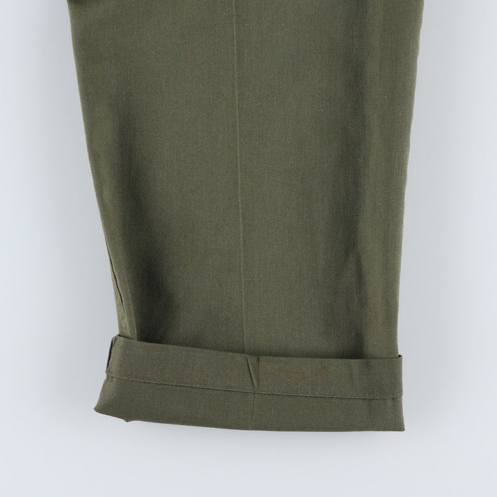 ~1980'S US Military Baker Pants, Size 34x31 (Men's W32 equivalent), Vintage unclear Khaki type Vintage Second Hand