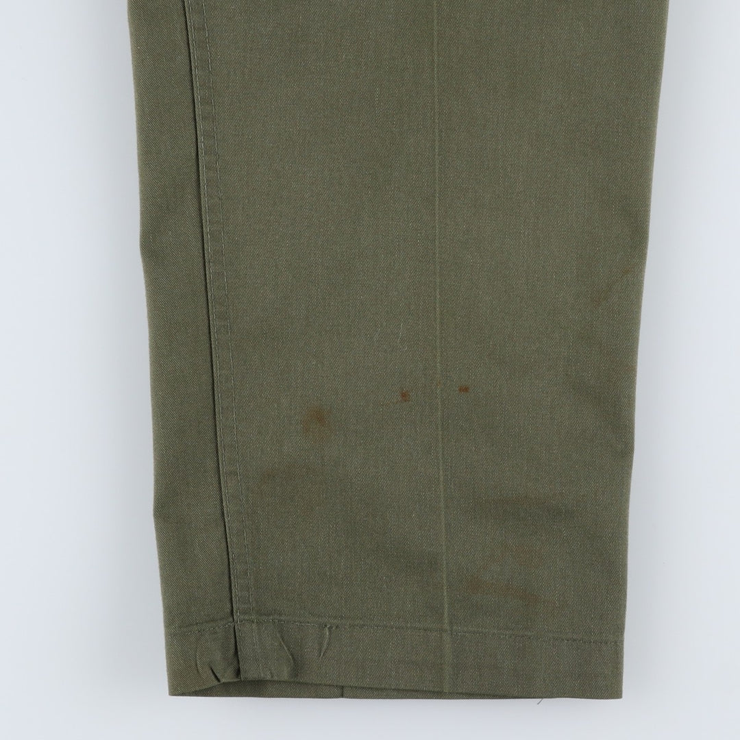 ~1980'S US Military Baker Pants, Size 34x31 (Men's W32 equivalent), Vintage unclear Khaki type Vintage Second Hand