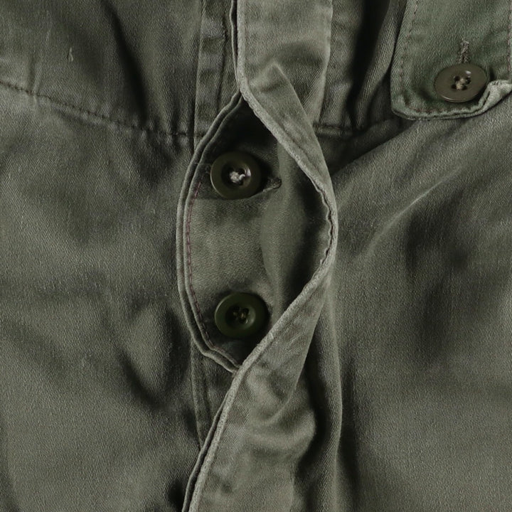 1960'S Belgian Army M-64 Double Knee Military Cargo Pants 2F 7585 unclear Khaki type Vintage Second Hand
