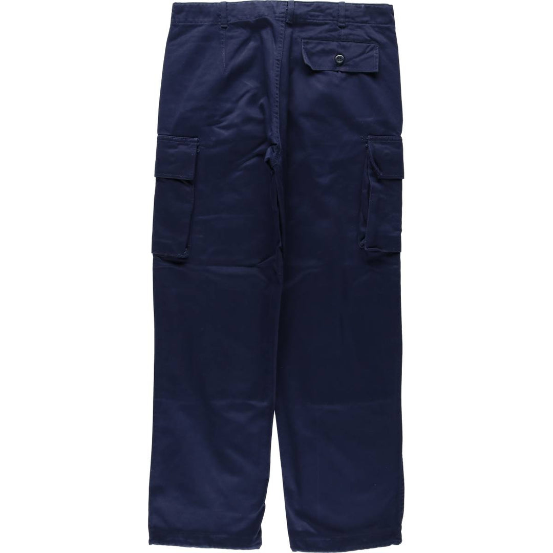 Greek Military Cargo Pants, Men's, Size W33 unclear navy blue type Vintage Second Hand
