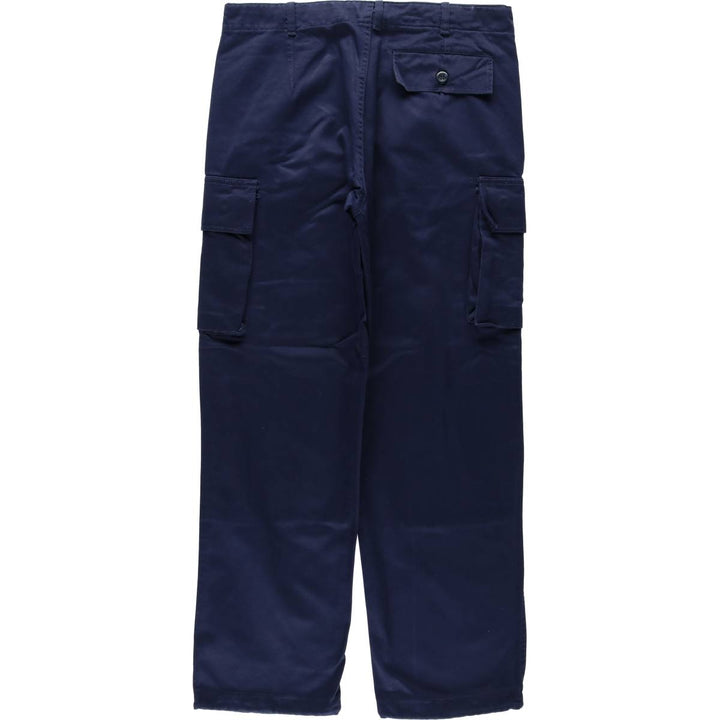 Greek Military Cargo Pants, Men's, Size W33 unclear navy blue type Vintage Second Hand