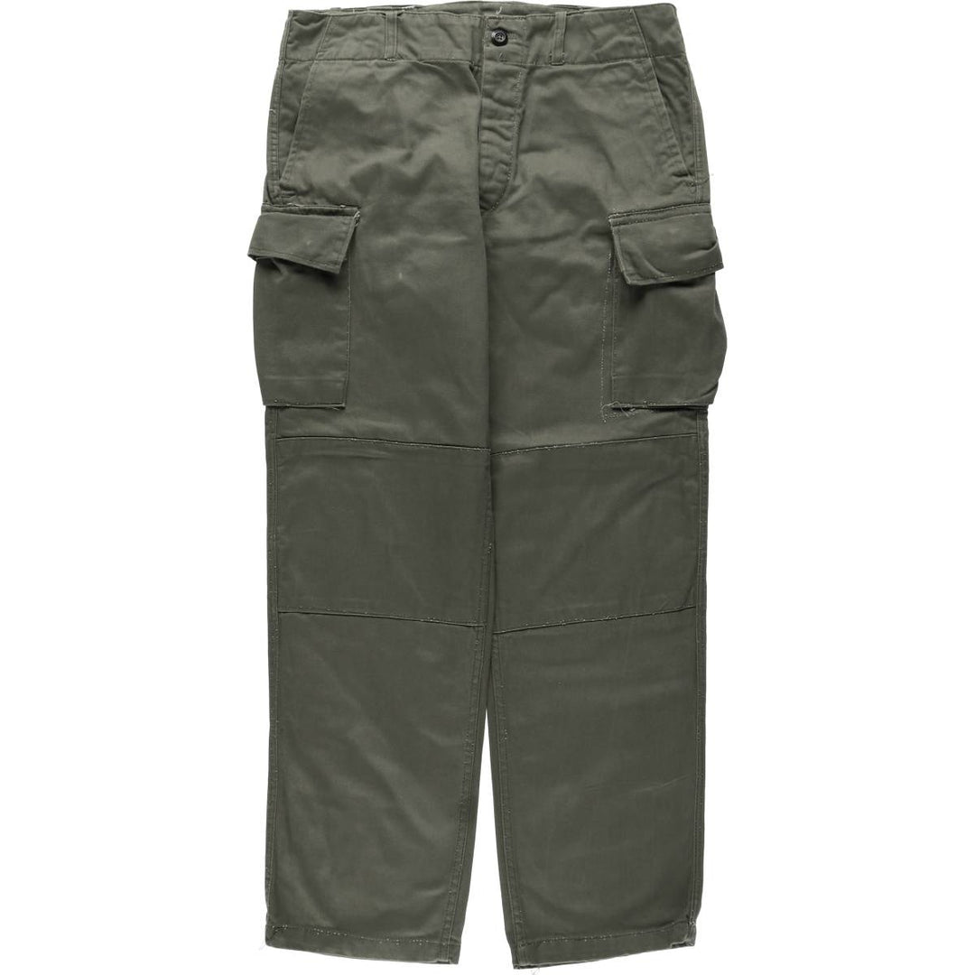 Greek Army Military Cargo Pants, Men's Size W33 (approx.), Vintage unclear Khaki type Vintage Second Hand