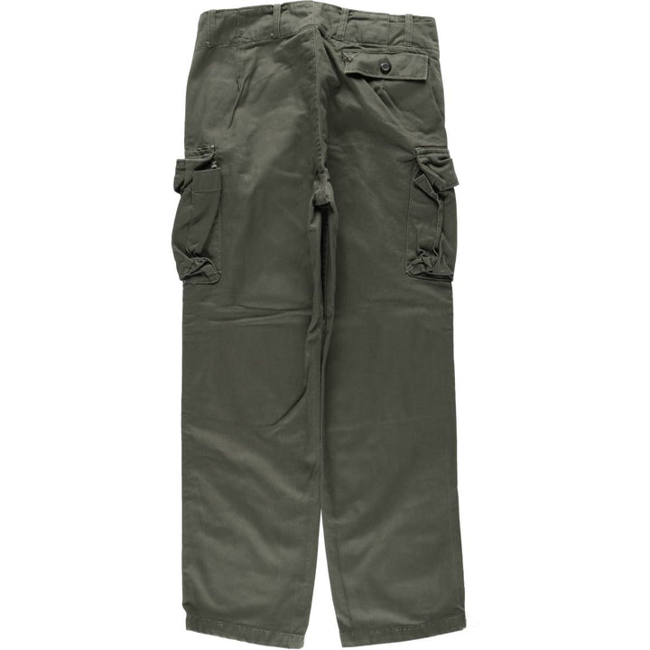 Greek Army Military Cargo Pants, Men's Size W33 (approx.), Vintage unclear Khaki type Vintage Second Hand