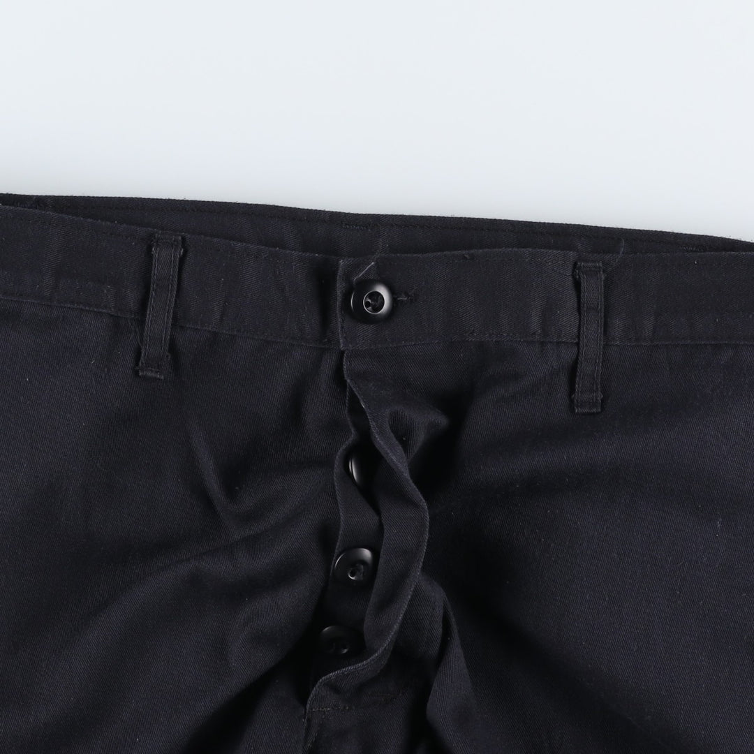 Civilian-style military cargo pants/combat pants, men's size W36 equivalent. cotton black type Vintage Second Hand