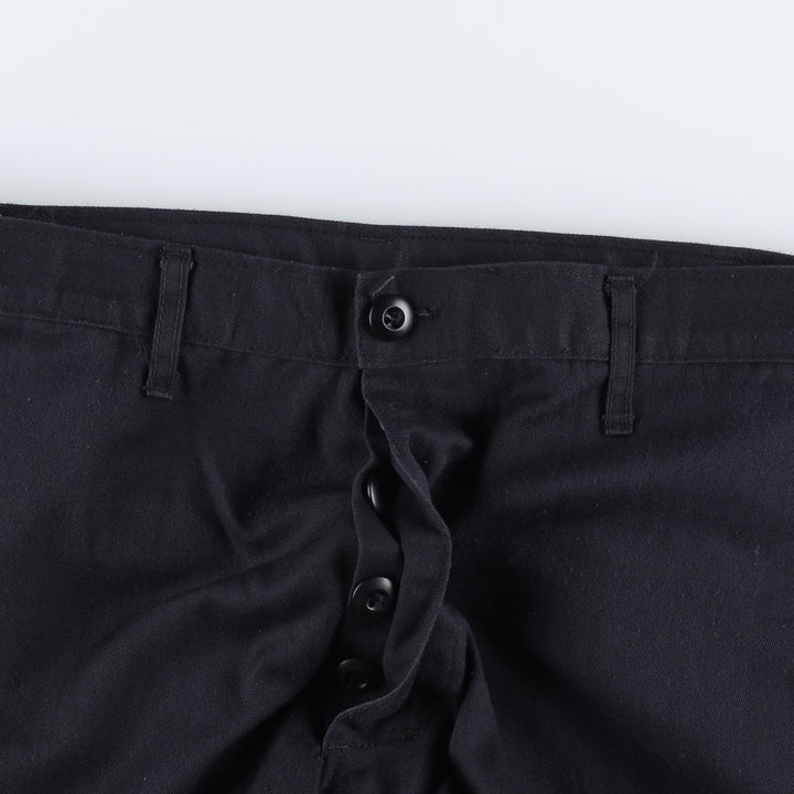 Civilian-style military cargo pants/combat pants, men's size W36 equivalent. cotton black type Vintage Second Hand