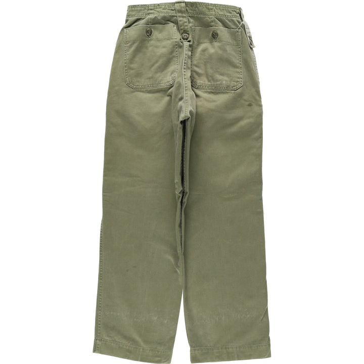 Military cargo pants, combat pants, men's size W29 equivalent. unclear Khaki type Vintage Second Hand