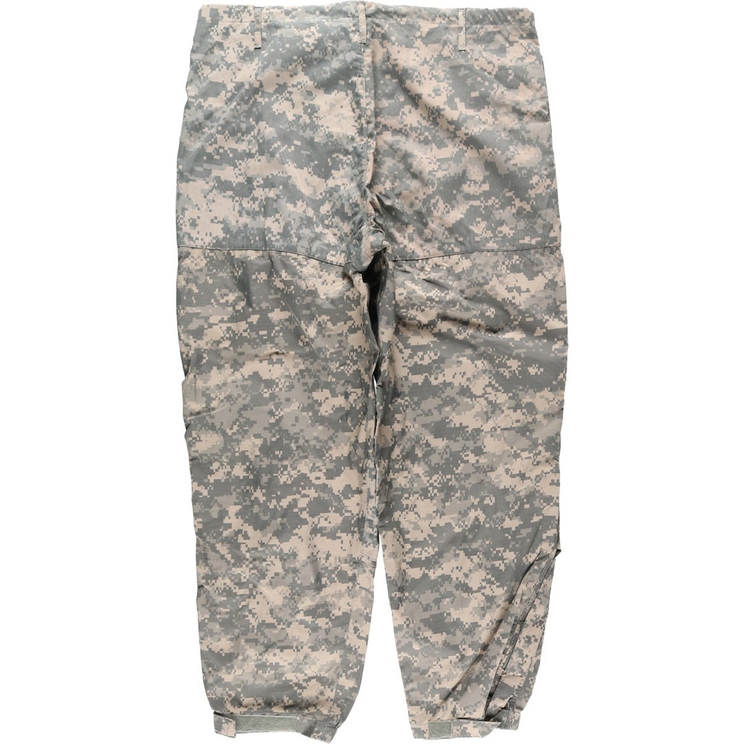 Genuine US military camouflage pattern ACU digital camo ECWCS GEN3 military overpants, made in USA, MEDIUM REGULAR (equivalent to men's M). unclear Beige type Vintage Second Hand