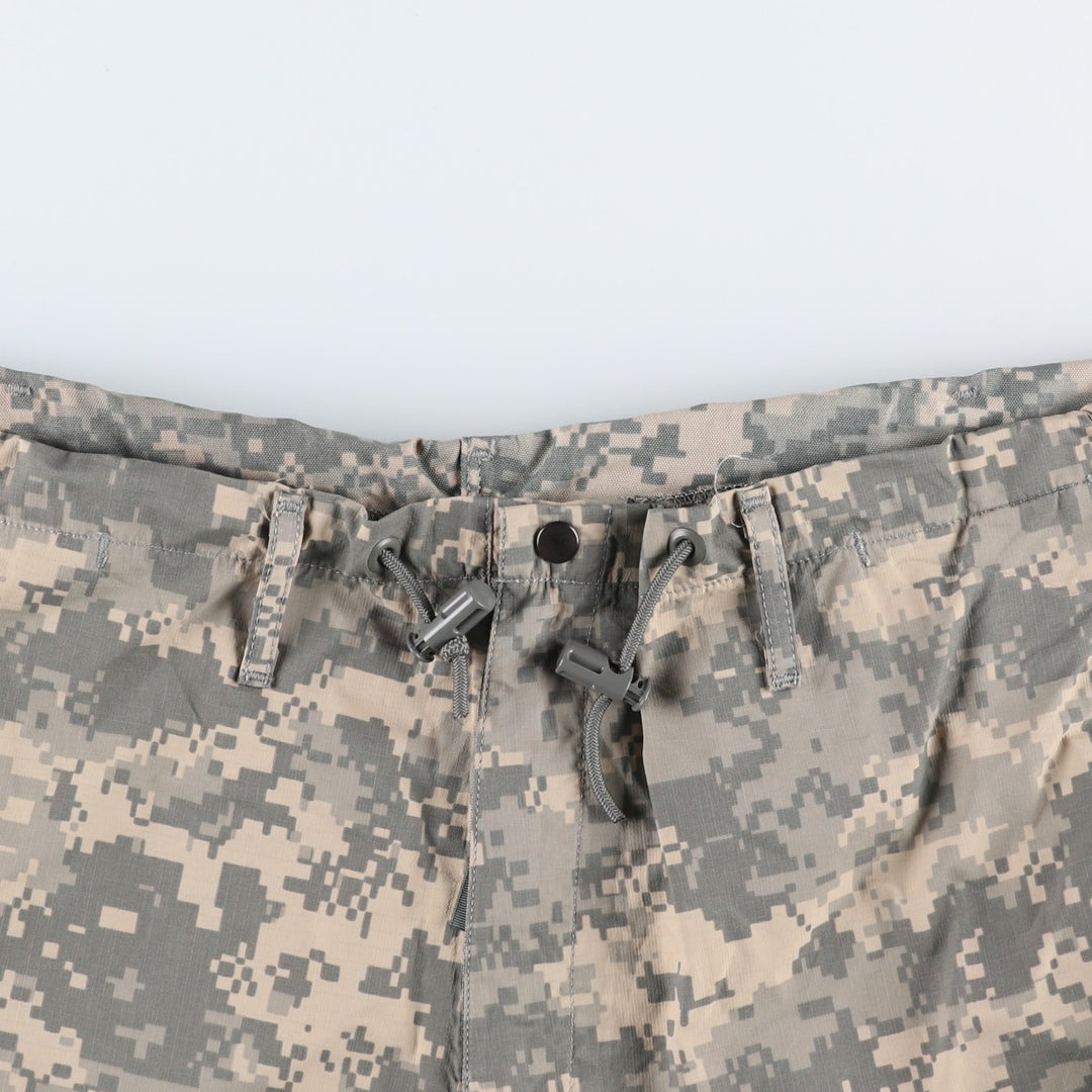 Genuine US military camouflage pattern ACU digital camo ECWCS GEN3 military overpants, made in USA, MEDIUM REGULAR (equivalent to men's M). unclear Beige type Vintage Second Hand