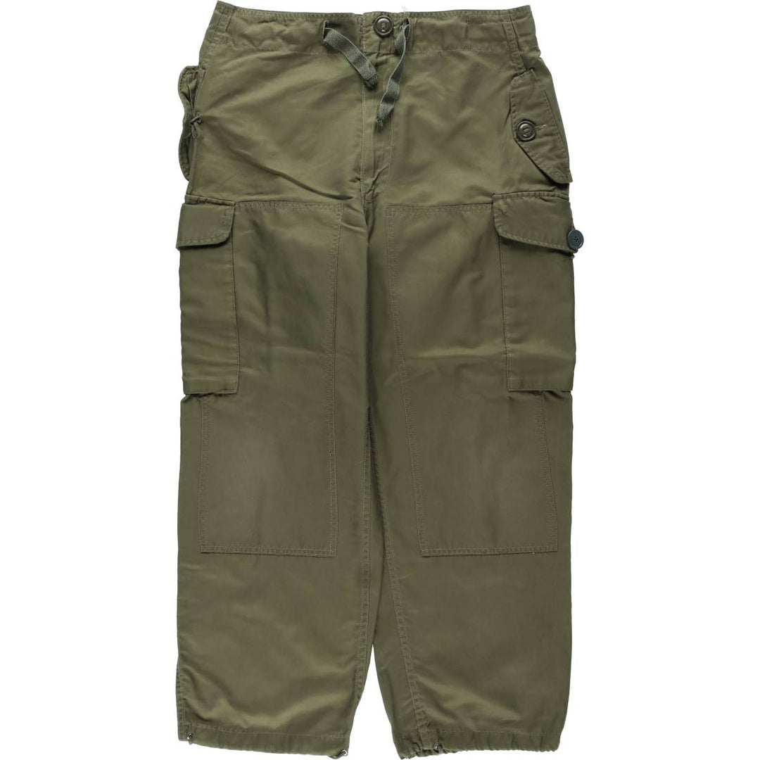 1990'S Canadian Army Military Overpants, Size 5, Regular unclear Khaki type Vintage Second Hand