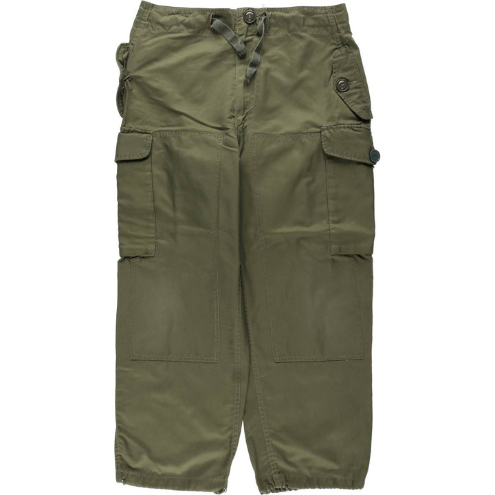 1990'S Canadian Army Military Overpants, Size 5, Regular unclear Khaki type Vintage Second Hand