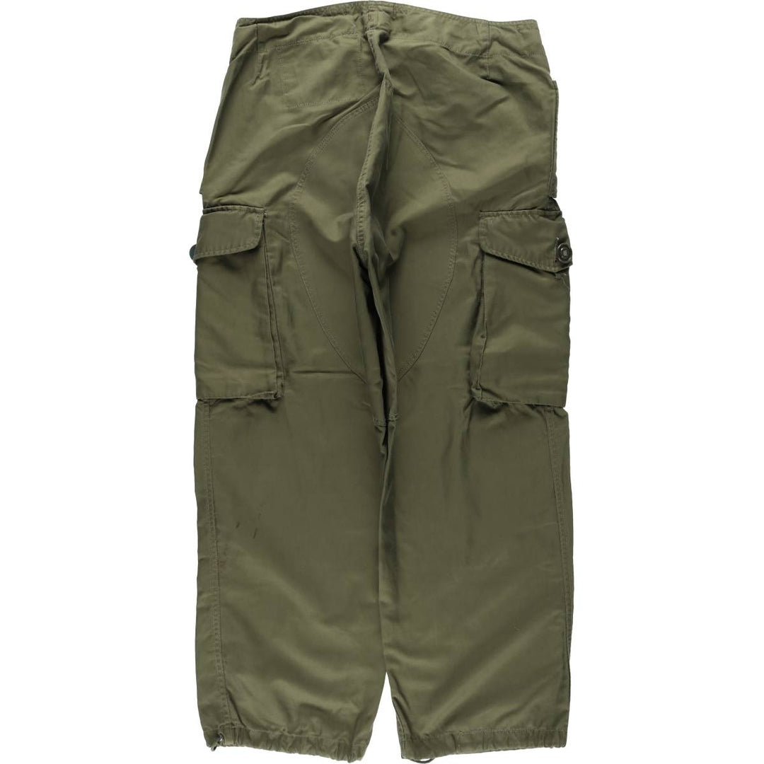 1990'S Canadian Army Military Overpants, Size 5, Regular unclear Khaki type Vintage Second Hand