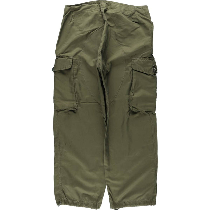 1990'S Canadian Army Military Overpants, Size 5, Regular unclear Khaki type Vintage Second Hand