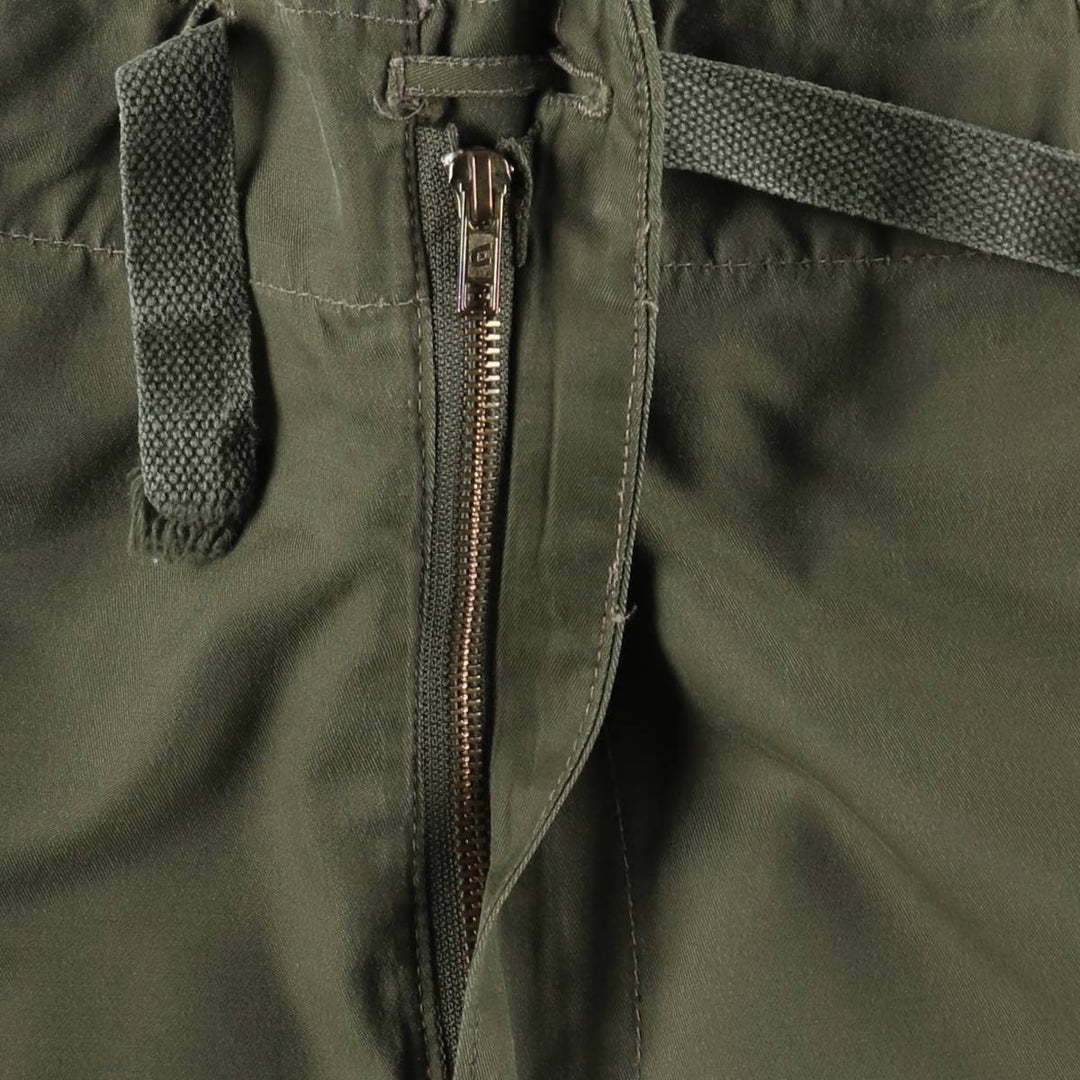 1990'S Canadian Army Military Overpants, Size 5, Regular unclear Khaki type Vintage Second Hand