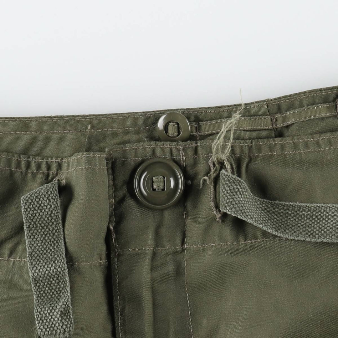 1990'S Canadian Army Military Overpants, Size 5, Regular unclear Khaki type Vintage Second Hand