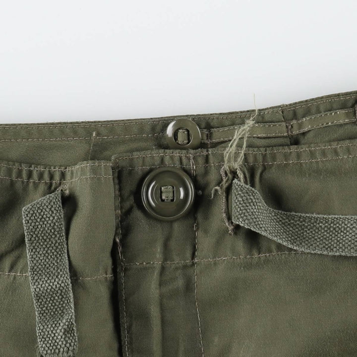 1990'S Canadian Army Military Overpants, Size 5, Regular unclear Khaki type Vintage Second Hand