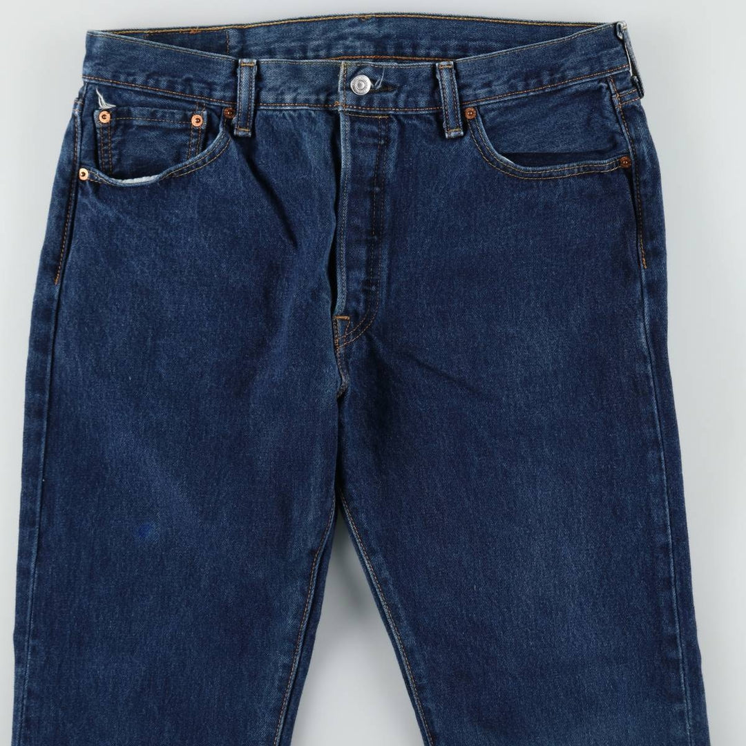 Levi's 501 straight denim pants for men, size W36 cotton blue type Vintage Second Hand