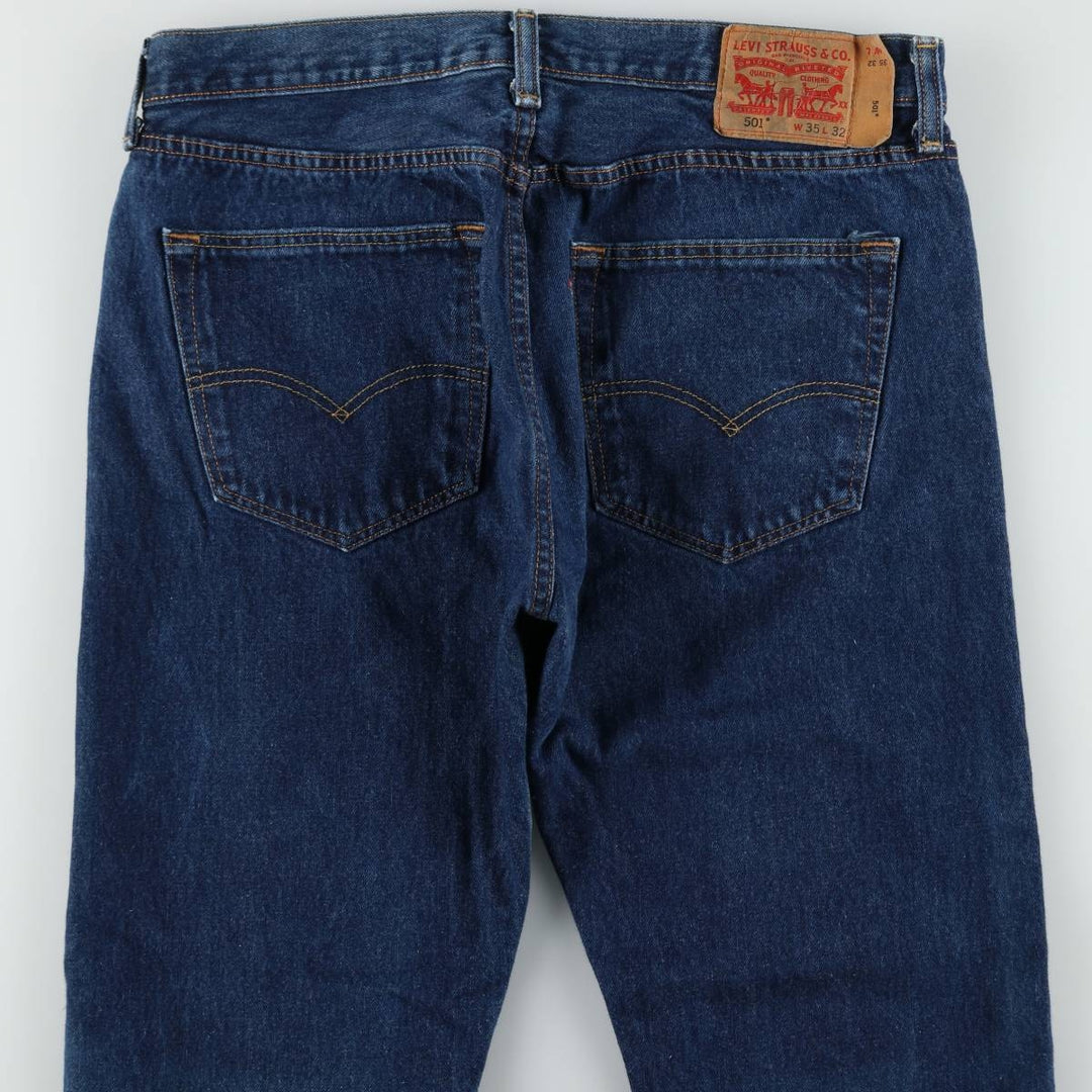 Levi's 501 straight denim pants for men, size W36 cotton blue type Vintage Second Hand