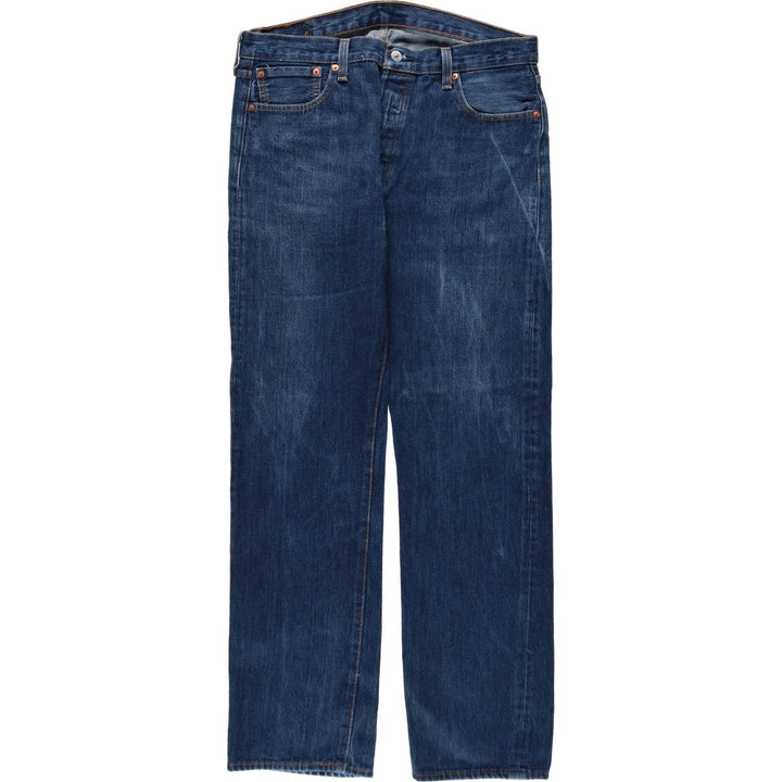 Levi's 501 straight denim pants for men, size W35 cotton blue type Vintage Second Hand