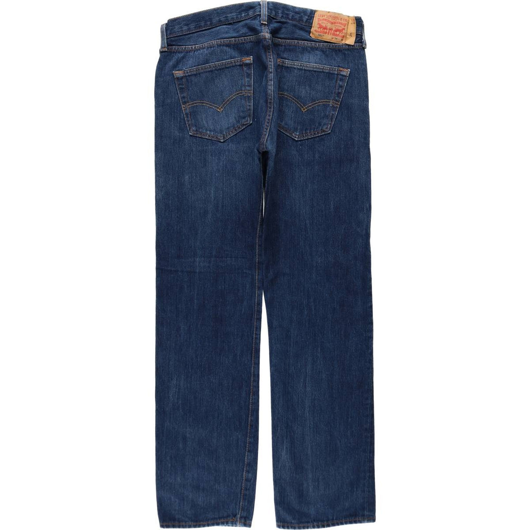 Levi's 501 straight denim pants for men, size W35 cotton blue type Vintage Second Hand