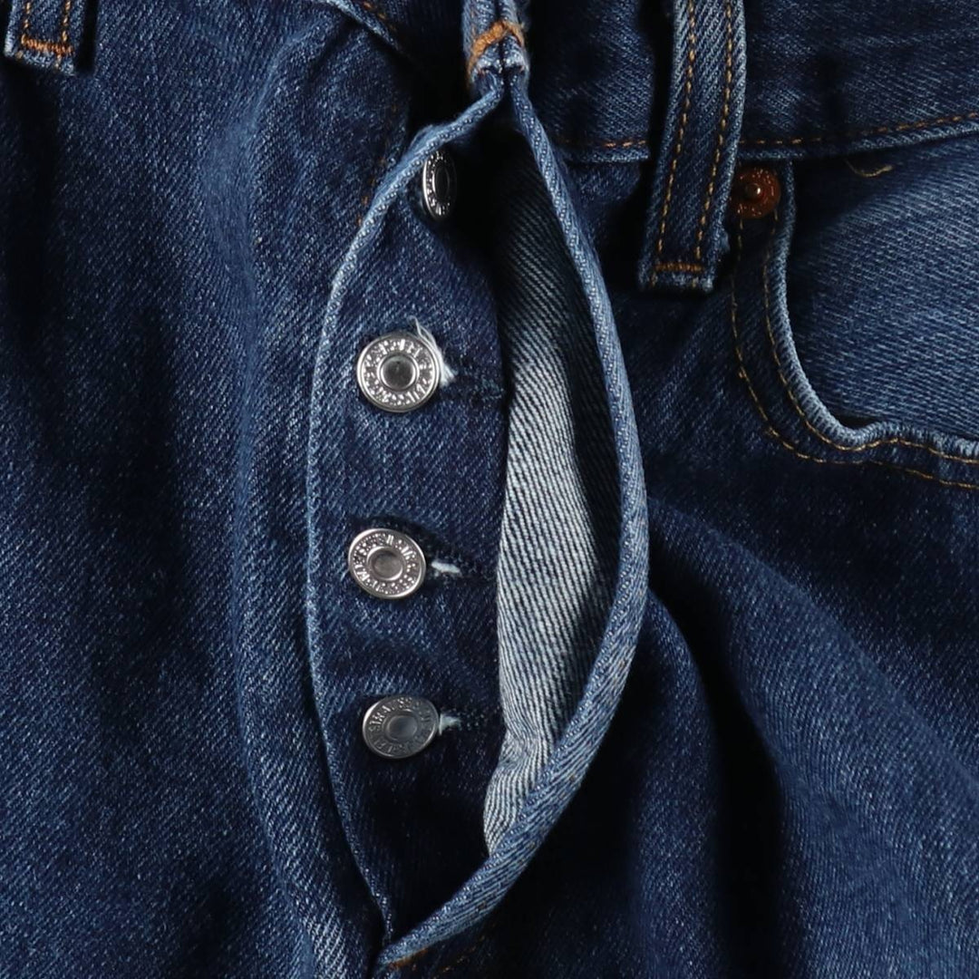 Levi's 501 straight denim pants for men, size W35 cotton blue type Vintage Second Hand