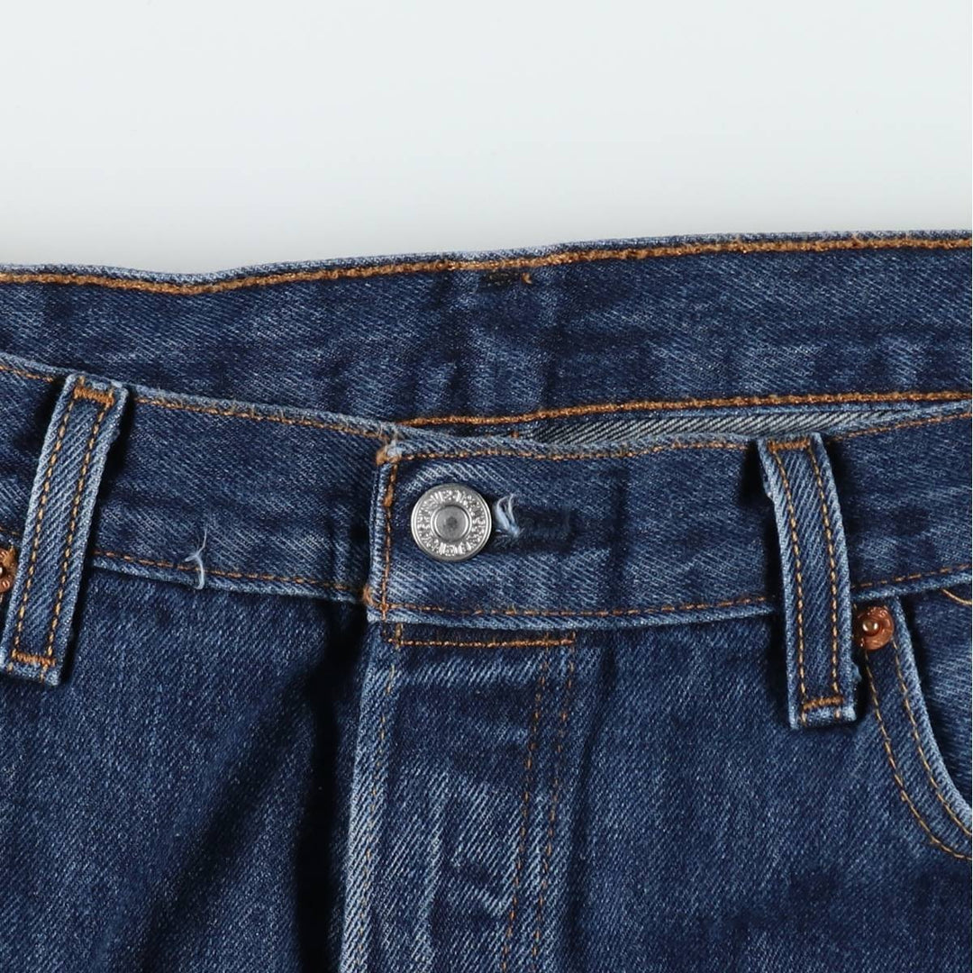 Levi's 501 straight denim pants for men, size W35 cotton blue type Vintage Second Hand