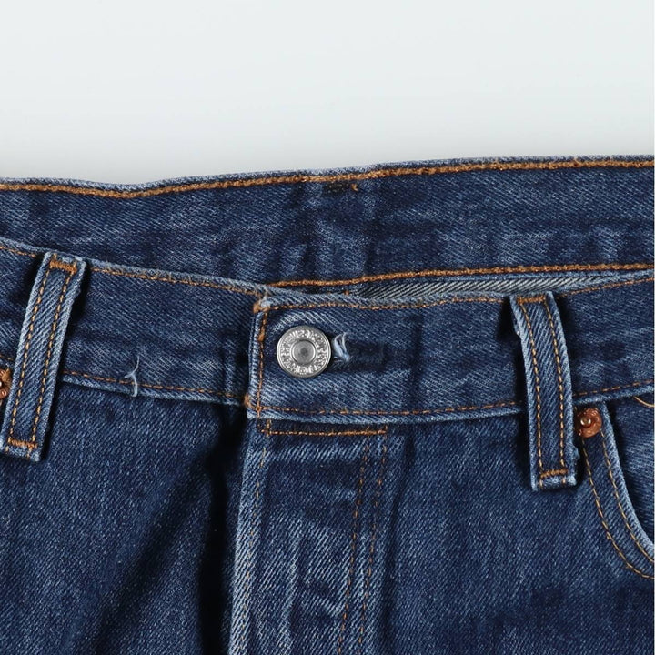 Levi's 501 straight denim pants for men, size W35 cotton blue type Vintage Second Hand
