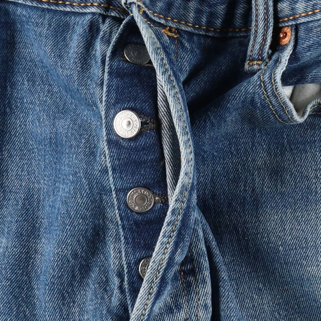 Levi's 501 straight denim pants for men, size W37 cotton blue type Vintage Second Hand