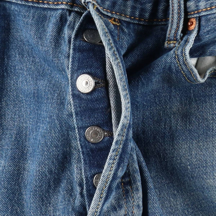 Levi's 501 straight denim pants for men, size W37 cotton blue type Vintage Second Hand