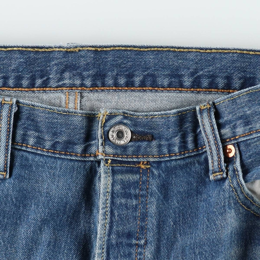 Levi's 501 straight denim pants for men, size W37 cotton blue type Vintage Second Hand