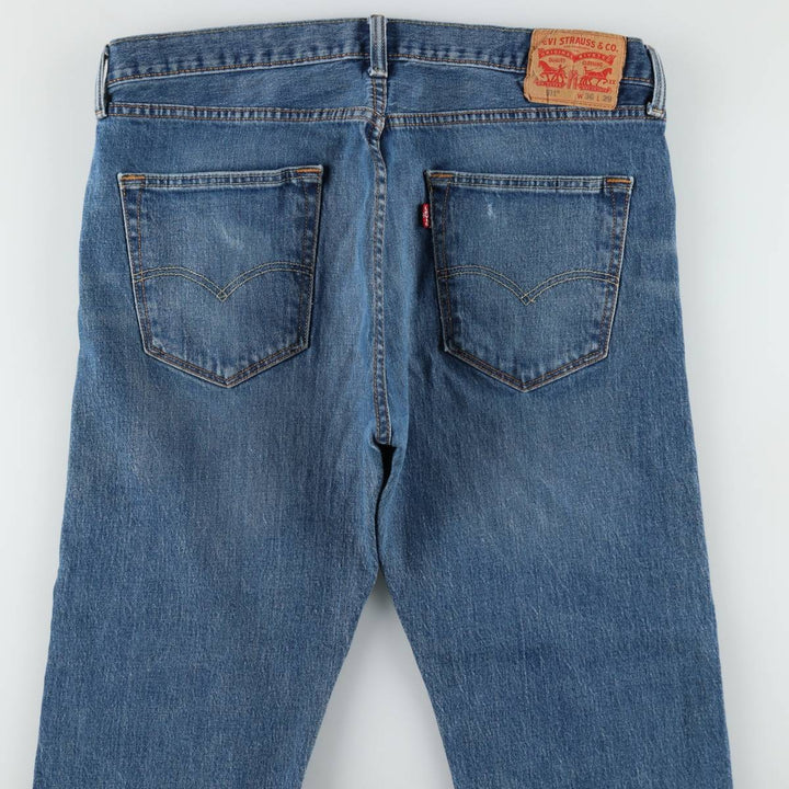 Levi's 501 straight denim pants for men, size W37 cotton blue type Vintage Second Hand