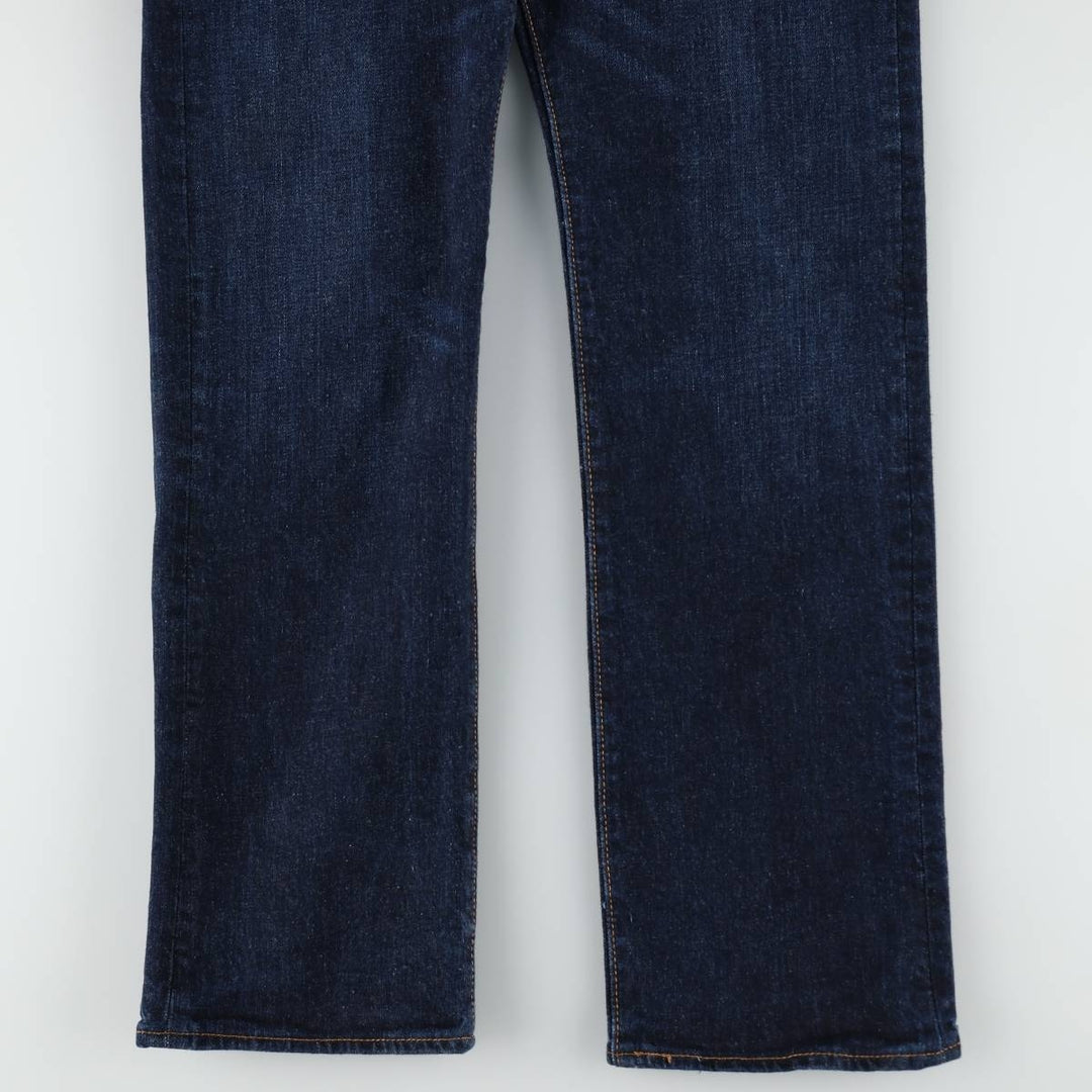 Levi's 501 straight denim pants for men, size W33 cotton navy blue type Vintage Second Hand