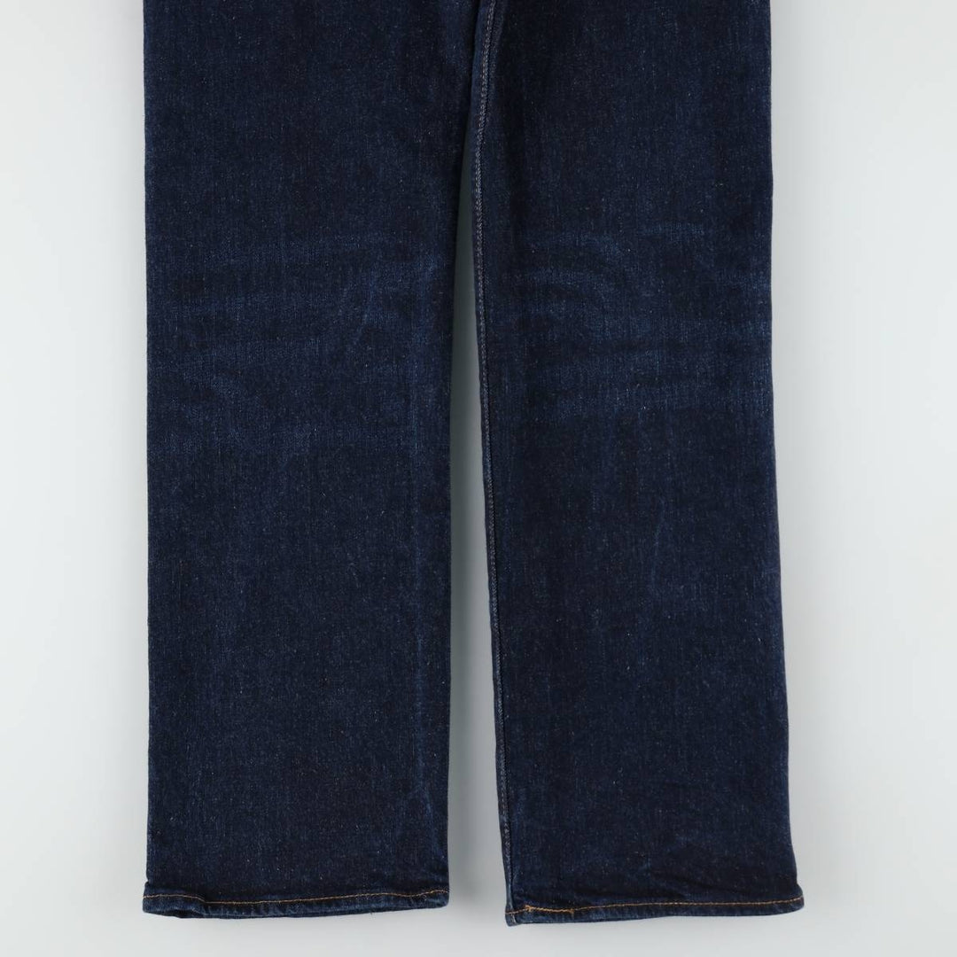 Levi's 501 straight denim pants for men, size W33 cotton navy blue type Vintage Second Hand
