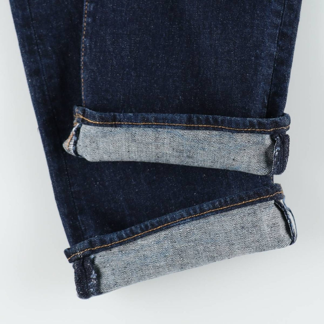 Levi's 501 straight denim pants for men, size W33 cotton navy blue type Vintage Second Hand
