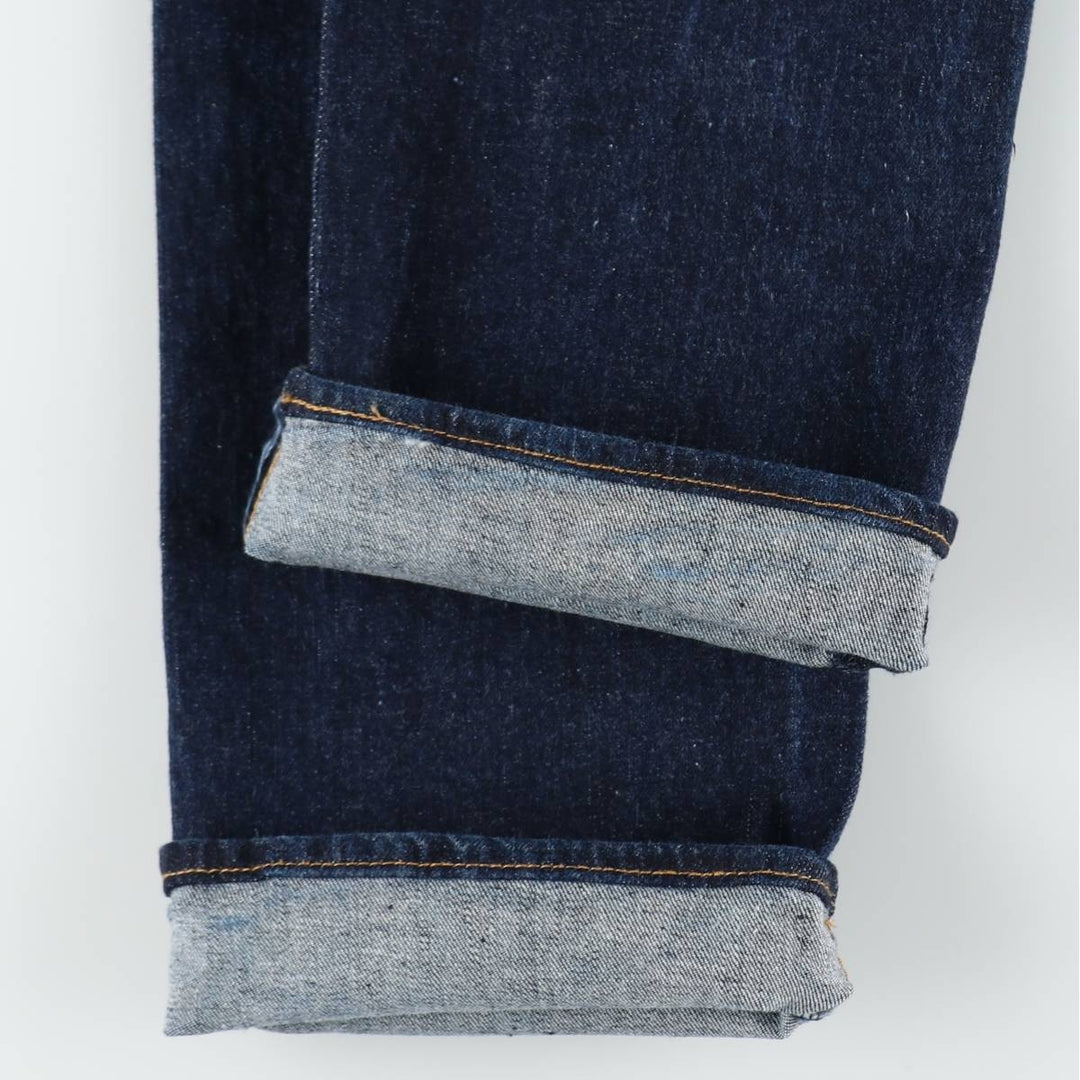Levi's 501 straight denim pants for men, size W33 cotton navy blue type Vintage Second Hand