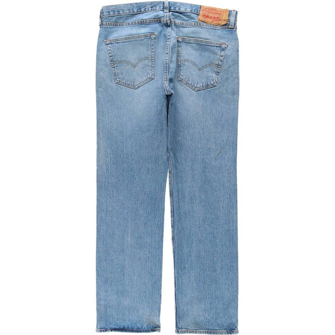 Levi's 501 straight denim pants for men, size W35 cotton blue type Vintage Second Hand