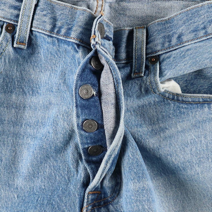 Levi's 501 straight denim pants for men, size W35 cotton blue type Vintage Second Hand
