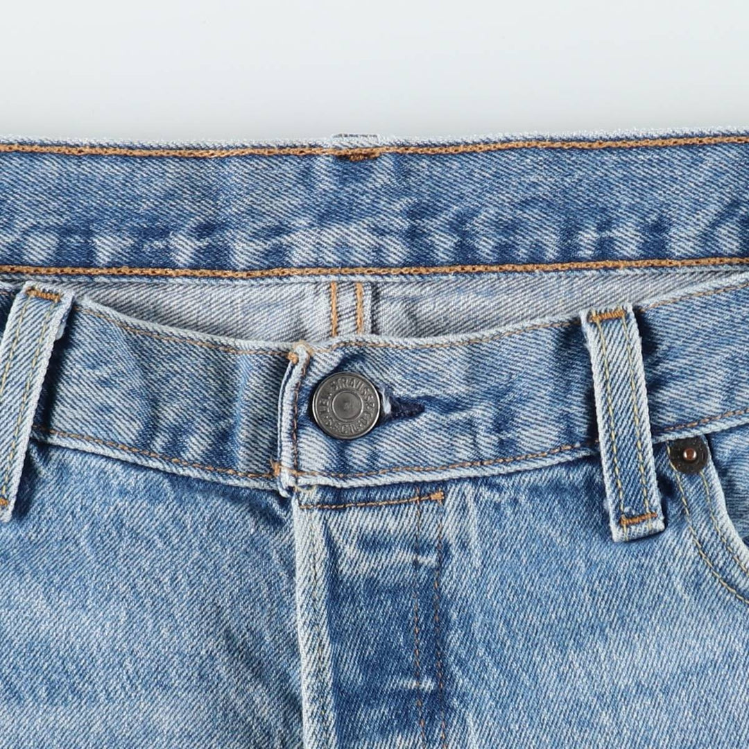 Levi's 501 straight denim pants for men, size W35 cotton blue type Vintage Second Hand