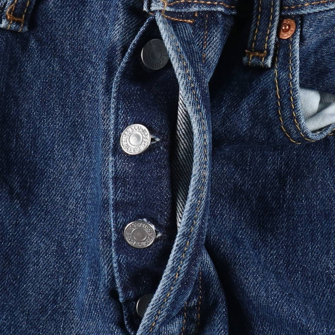 Levi's 501 straight denim pants for men, size W34 cotton blue type Vintage Second Hand