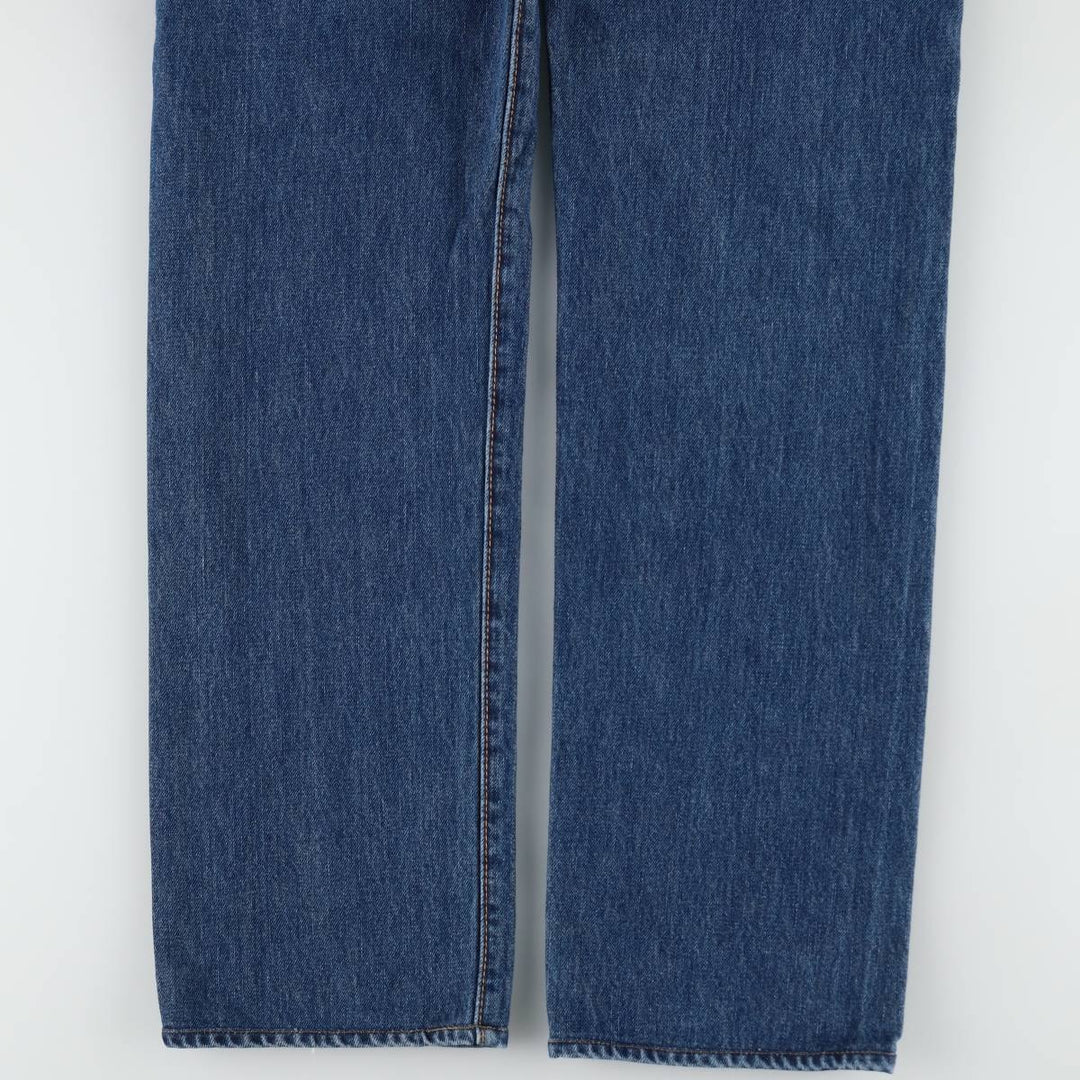Levi's 501 straight denim pants for men, size W34 cotton blue type Vintage Second Hand