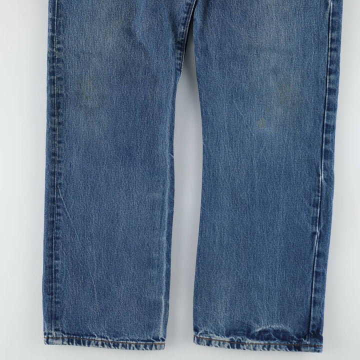 00'S Levi's 501 straight denim pants for men, size W34 cotton blue type Vintage Second Hand