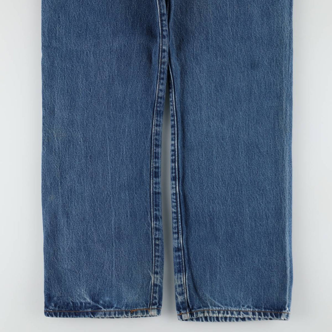 00'S Levi's 501 straight denim pants for men, size W34 cotton blue type Vintage Second Hand